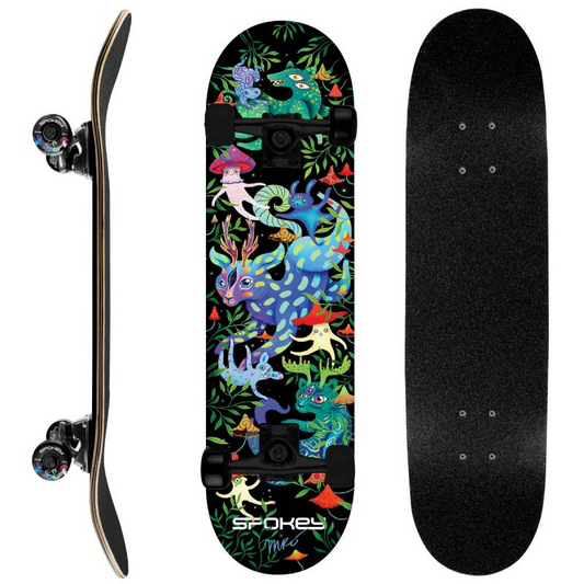 Spokey Skateboard mit leuchtende Grafiken Ollie SPK-942542