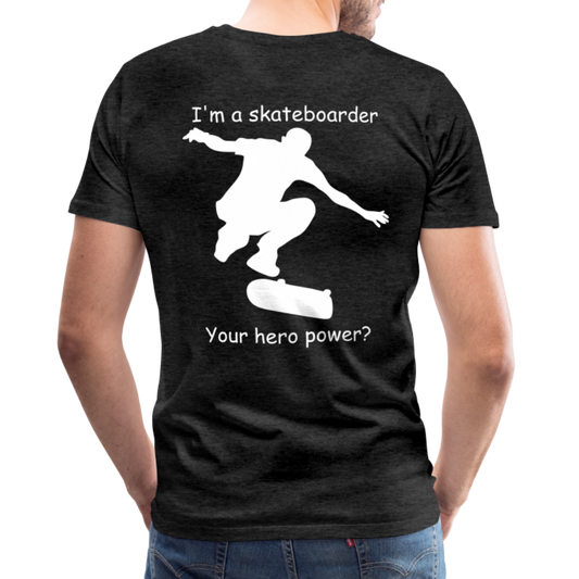 Hero Skater Männer Premium T-Shirt - Anthrazit