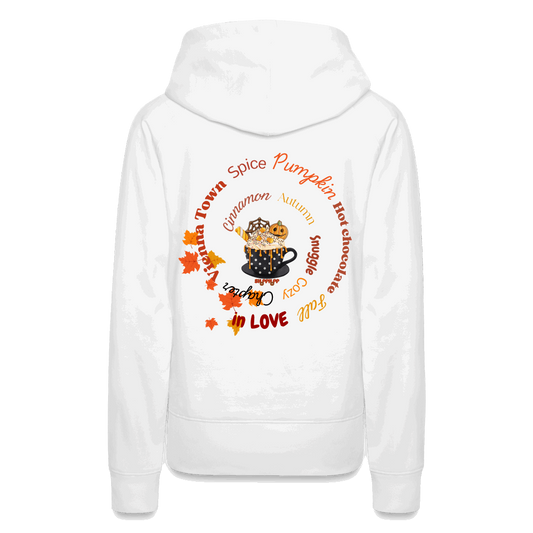 Frauen Premium Hoodie - Fall in Love - Weiß