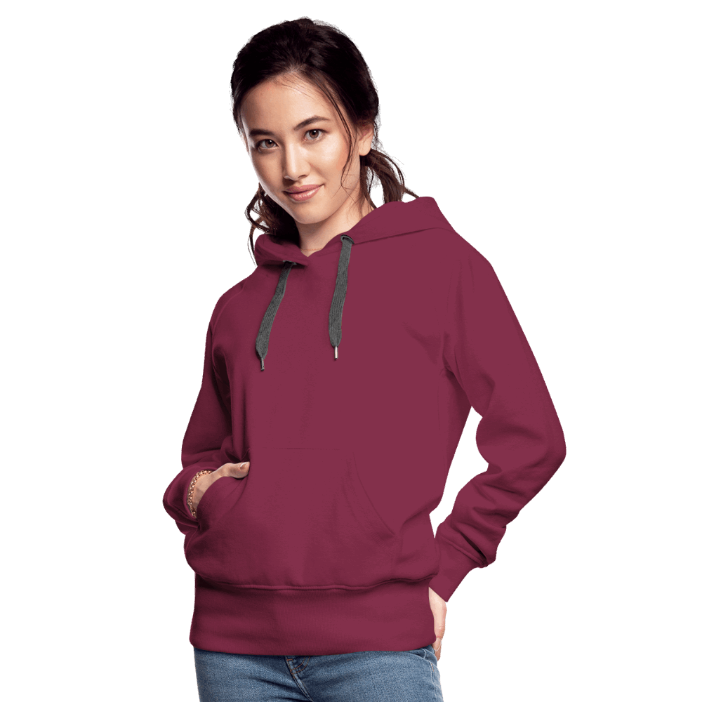 Frauen Premium Hoodie - Fall in Love - Bordeaux