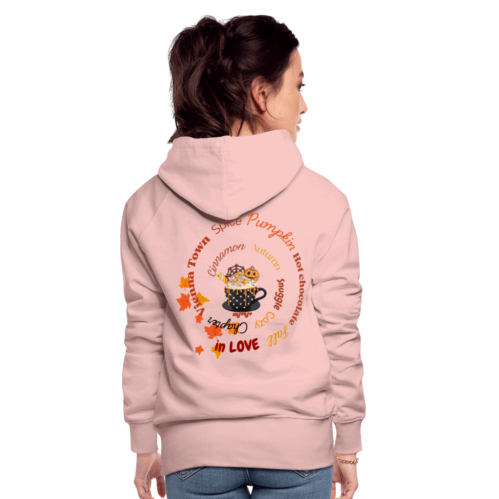 Frauen Premium Hoodie - Fall in Love - Kristallrosa