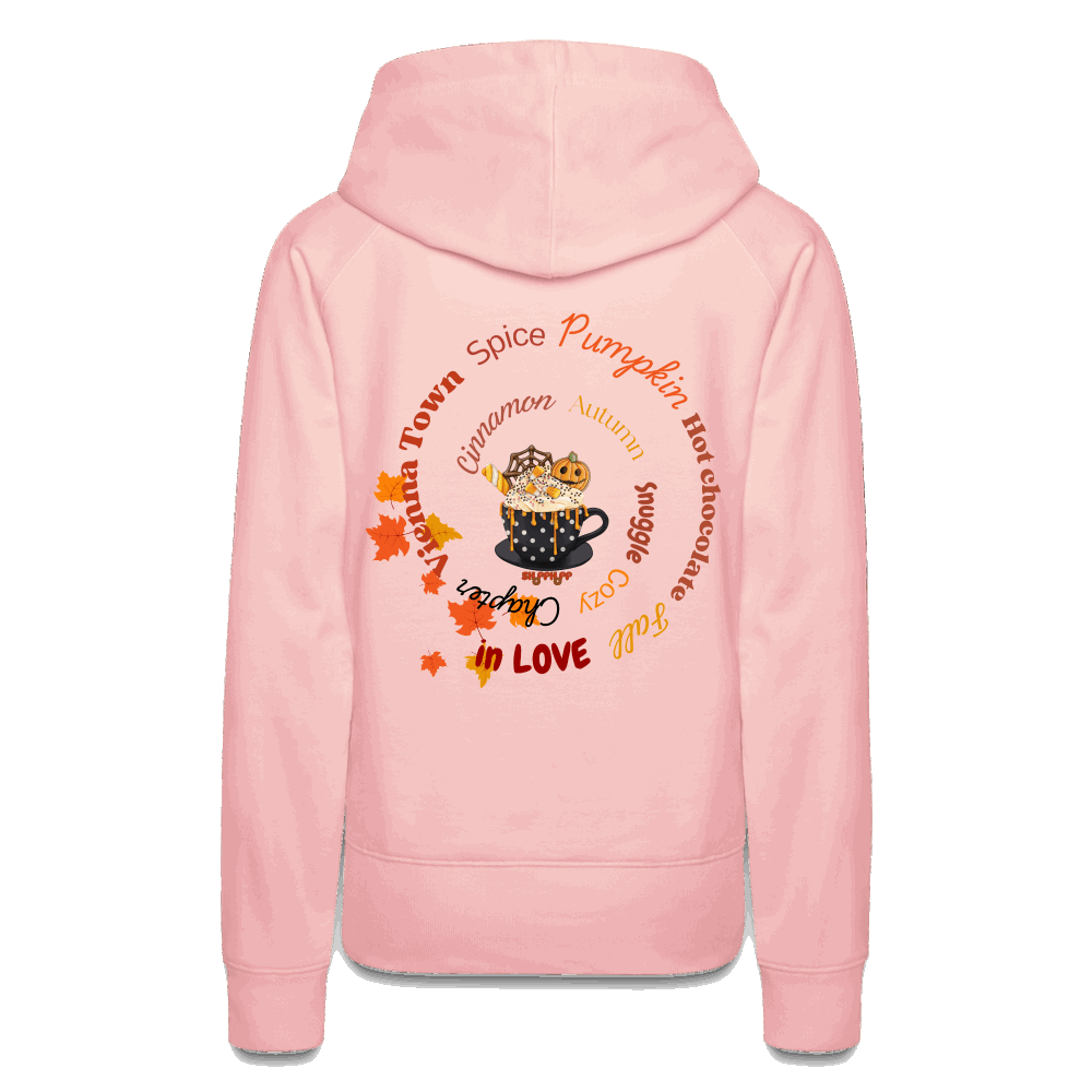 Frauen Premium Hoodie - Fall in Love - Kristallrosa