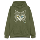 Gildan Unisex Softstyle® Midweight Hoodie -  Cat - Militärgrün