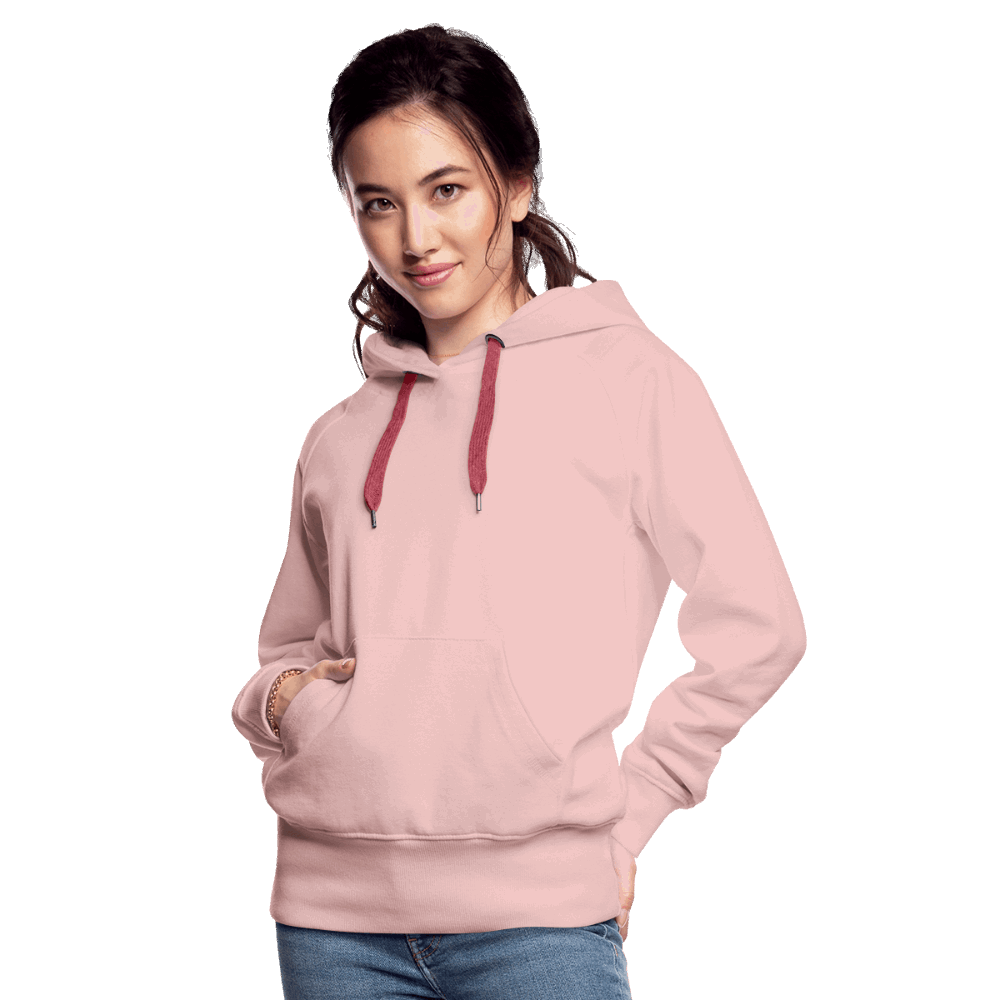 Frauen Premium Hoodie - Fall in Love - Kristallrosa