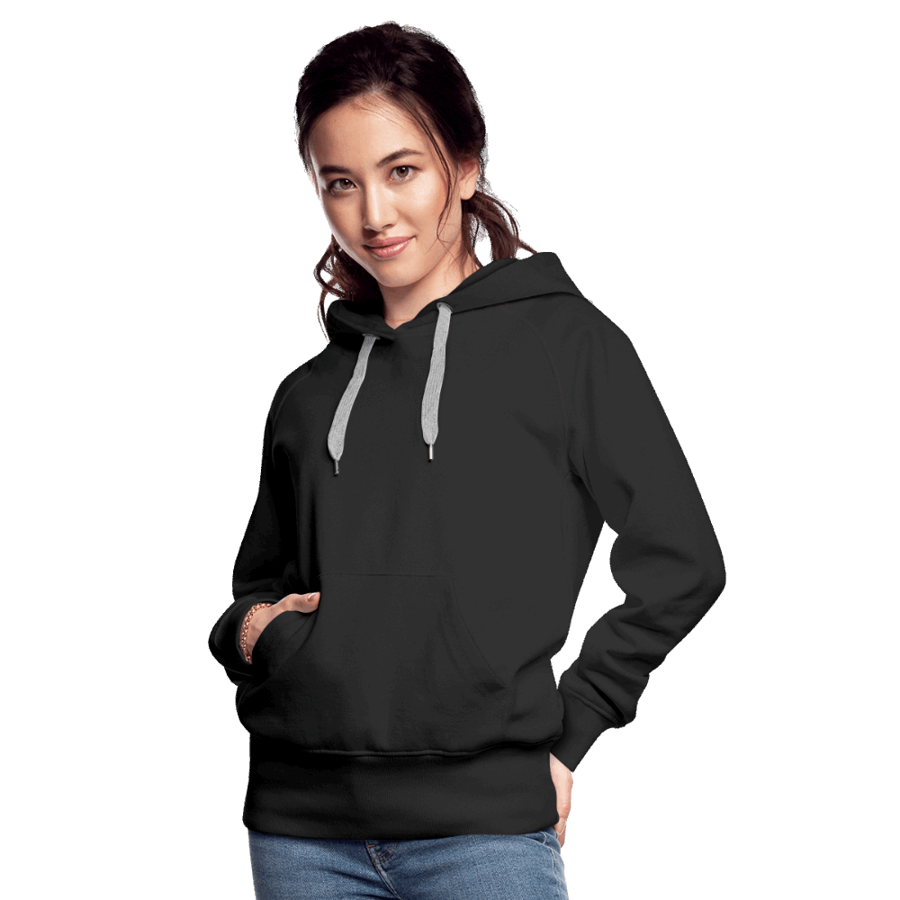 Frauen Premium Hoodie - Fall in Love - Schwarz