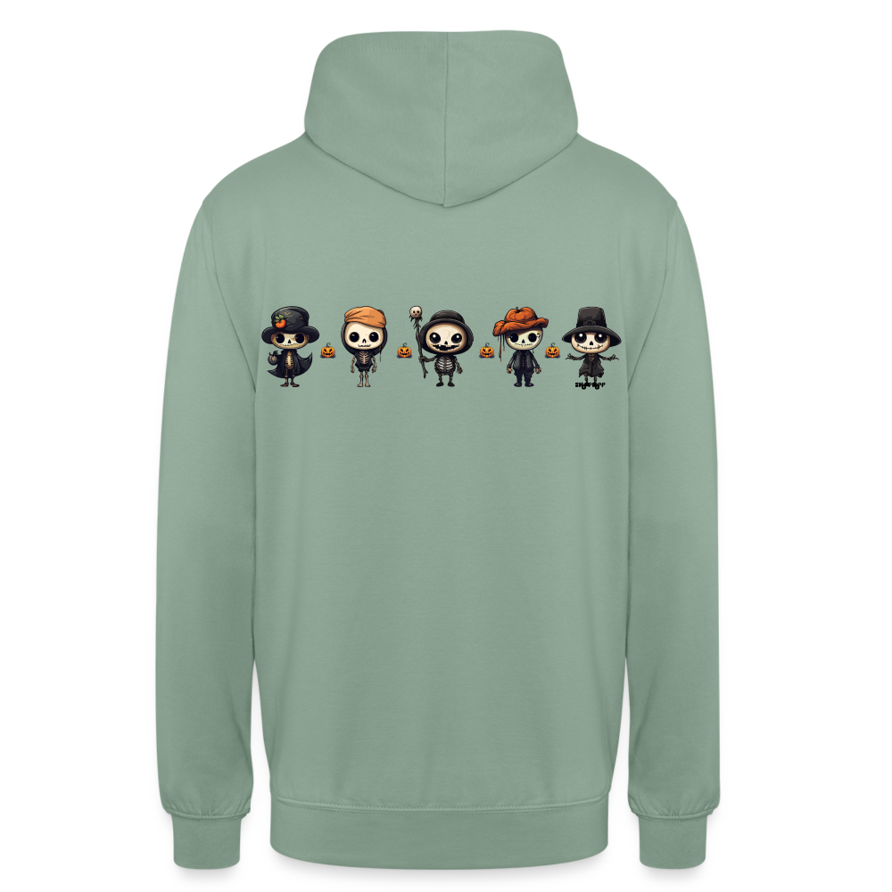 Unisex Hoodie - Bros - Graugrün