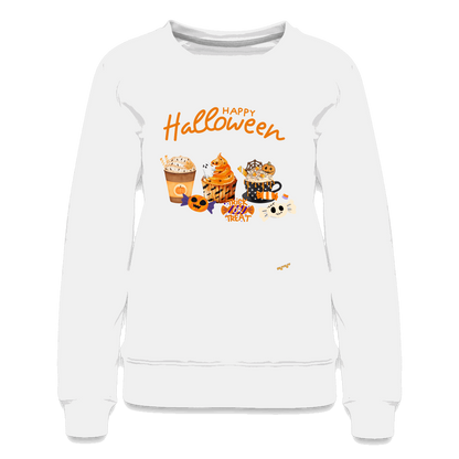 Frauen Pullover - Happy Halloween - Weiß