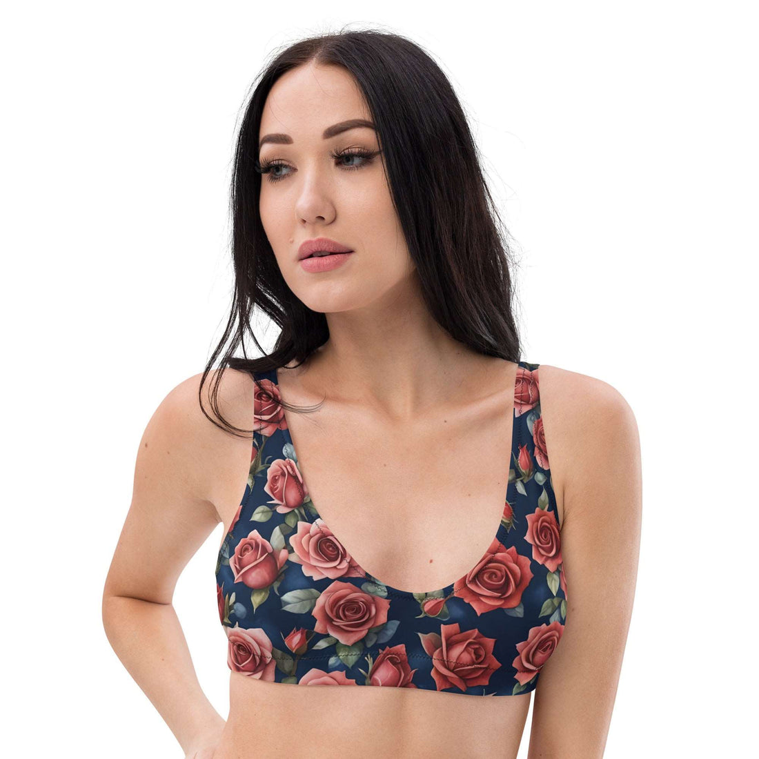 Bikini-Oberteil Dark Roses