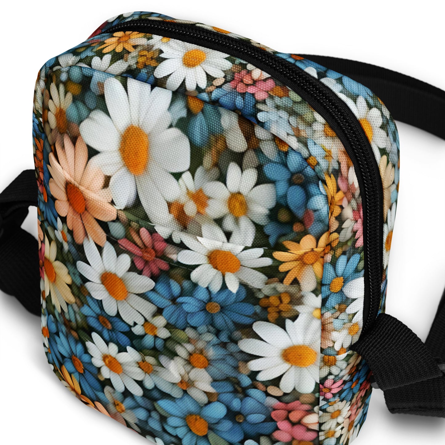 Sommertasche mit Blumenmuster, Umhängetasche, Schultertasche