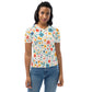 T-Shirt Damen mit Wiesenblumen Muster