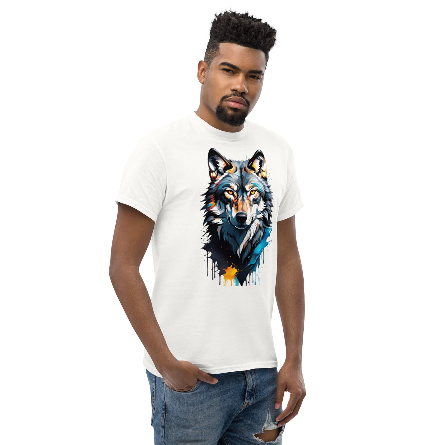 Wolf Klassisches Herren-T-Shirt