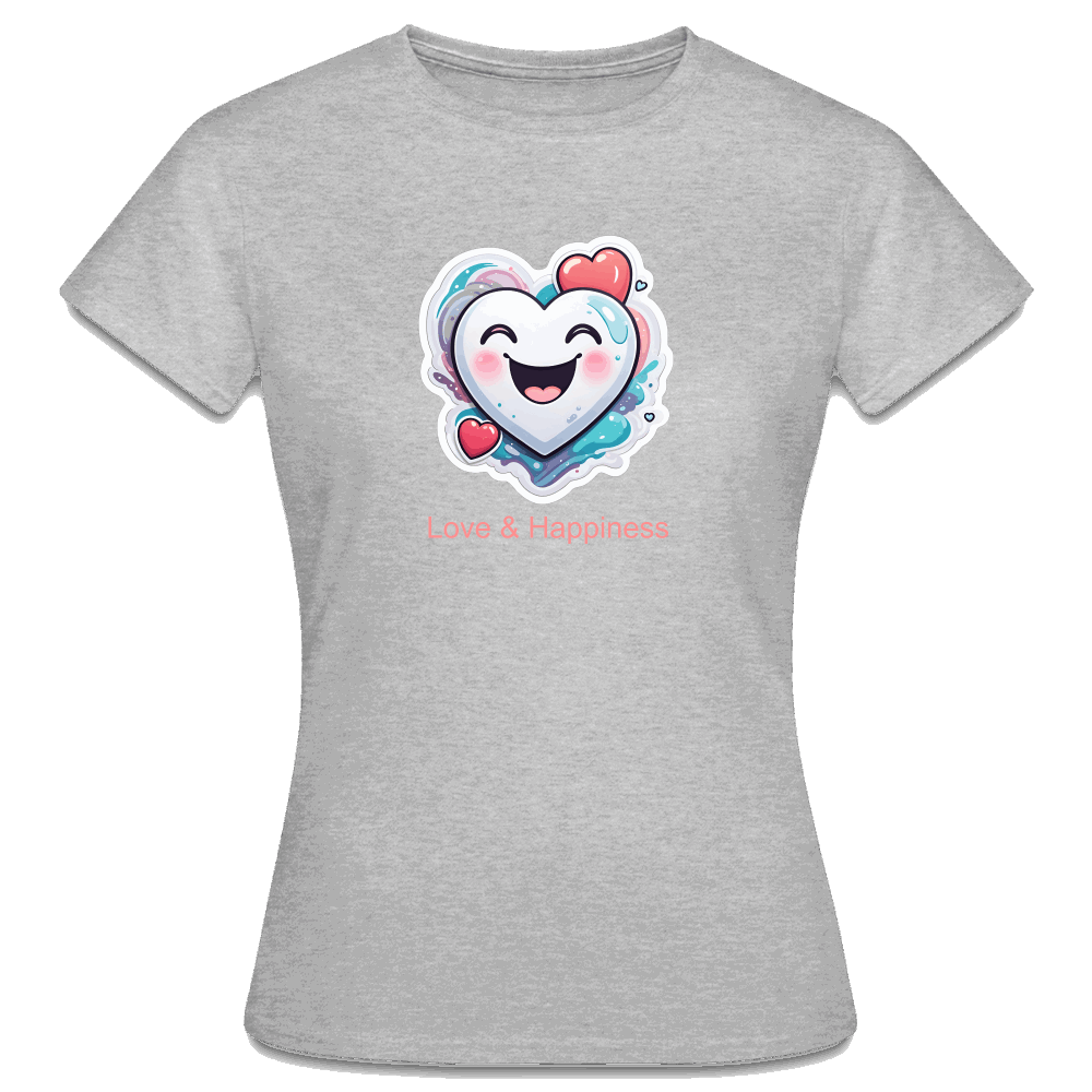 Frauen T-Shirt - Grau meliert