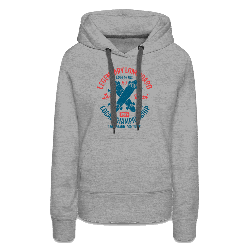 Legendary Skater Premium Hoodie - Grau meliert