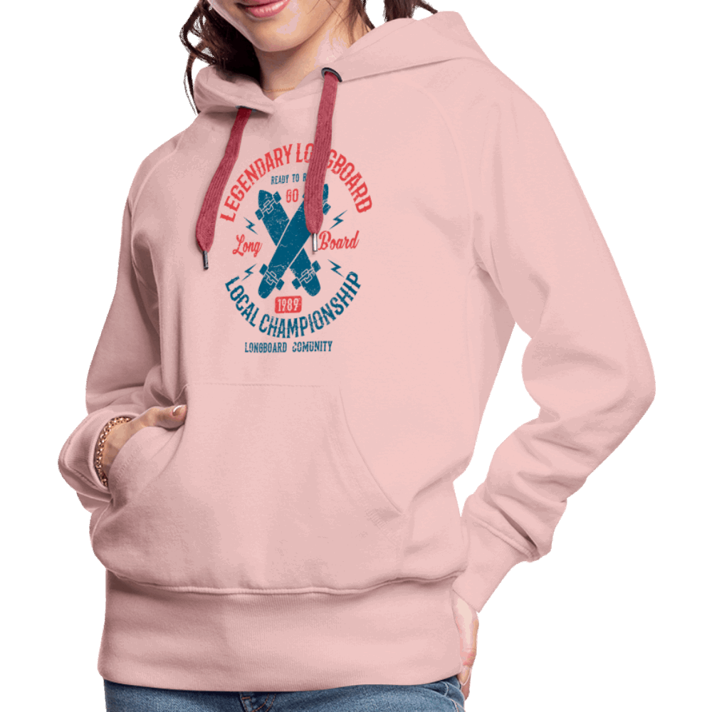 Legendary Skater Premium Hoodie - Kristallrosa