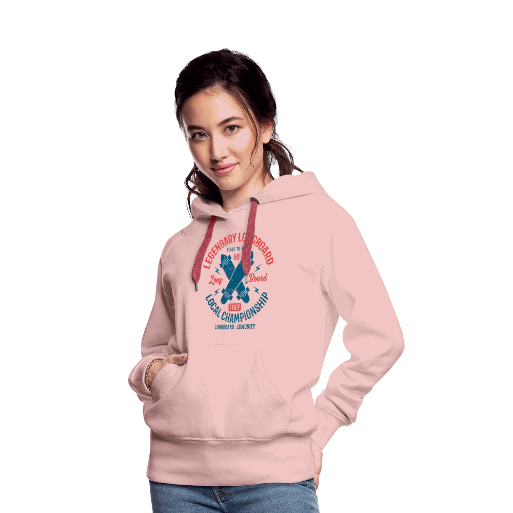 Legendary Skater Premium Hoodie - Kristallrosa