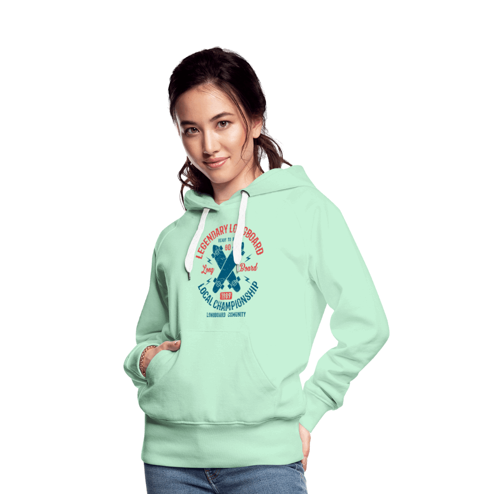 Legendary Skater Premium Hoodie - helles Mintgrün