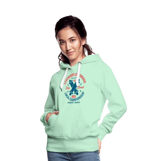 Legendary Skater Premium Hoodie - helles Mintgrün