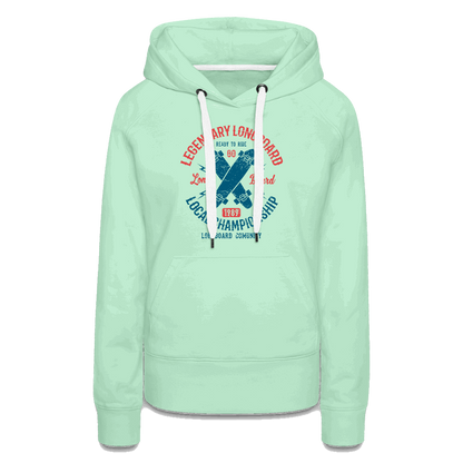 Legendary Skater Premium Hoodie - helles Mintgrün