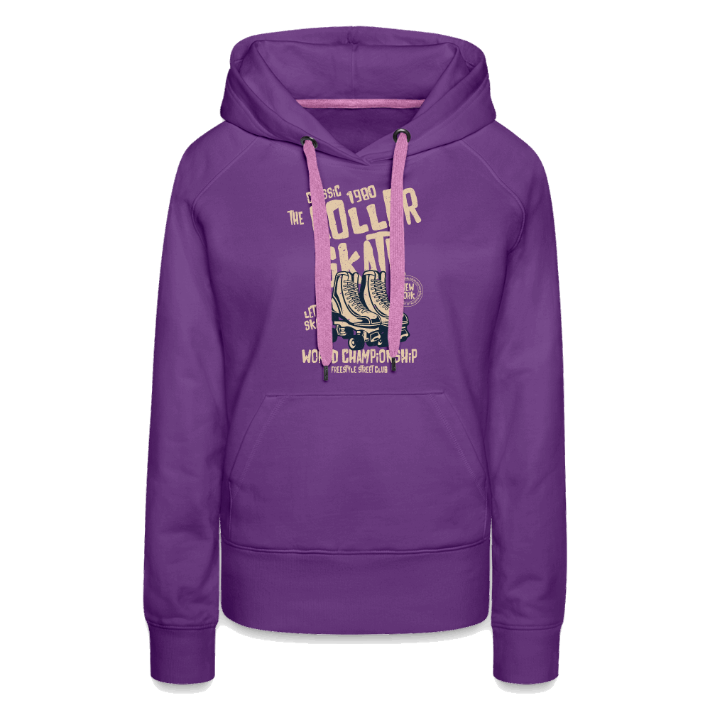 Roller Skate Premium Hoodie - Purple