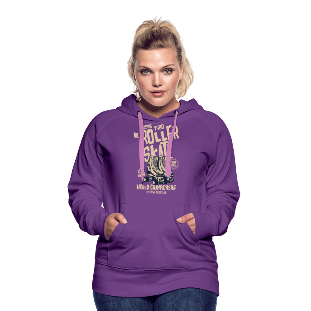 Roller Skate Premium Hoodie - Purple