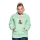 Roller Skate Premium Hoodie - helles Mintgrün