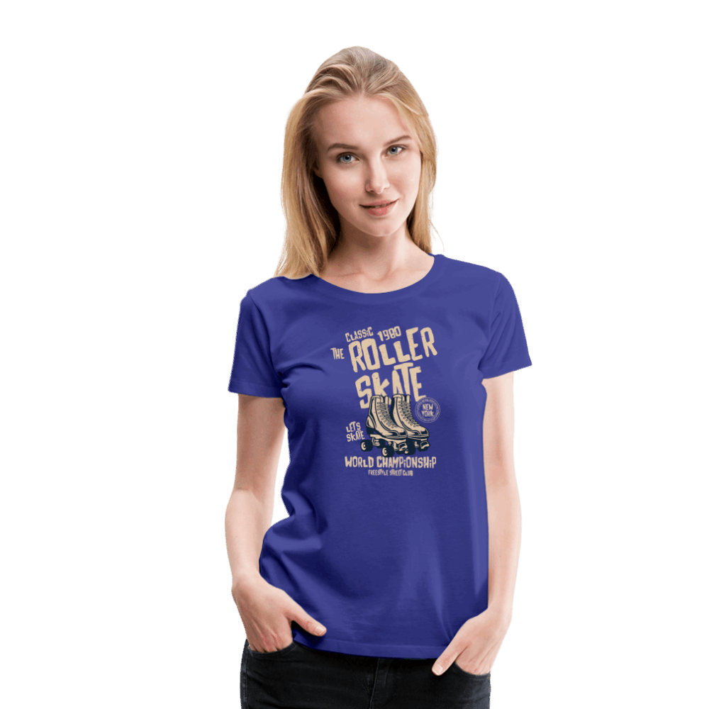 Roller Skate Premium T-Shirt - Königsblau