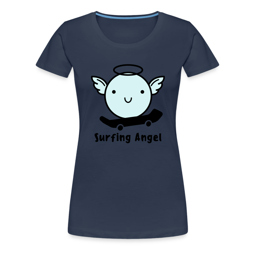 Surfing Angel Premium T-Shirt - Navy