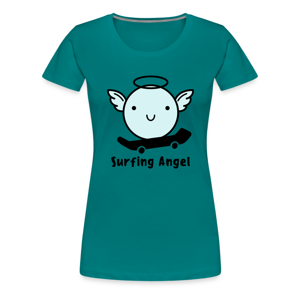 Surfing Angel Premium T-Shirt - Divablau