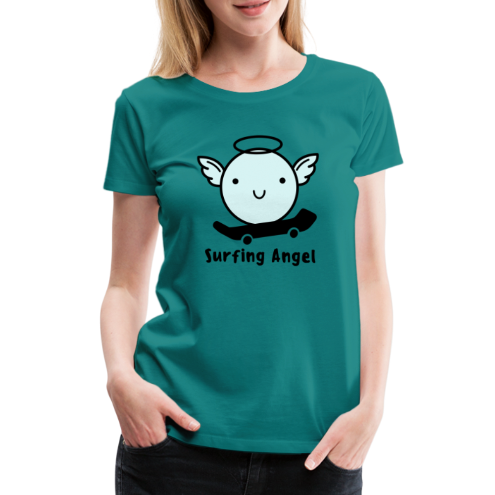 Surfing Angel Premium T-Shirt - Divablau