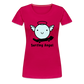 Surfing Angel Premium T-Shirt - dunkles Pink