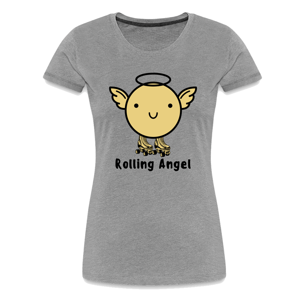 Rolling Angel Premium T-Shirt - Grau meliert