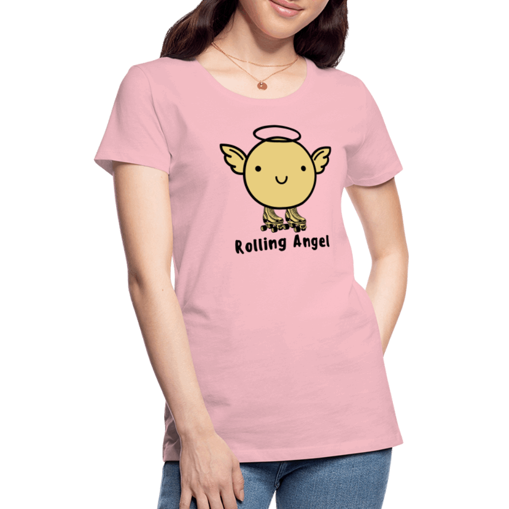 Rolling Angel Premium T-Shirt - Hellrosa