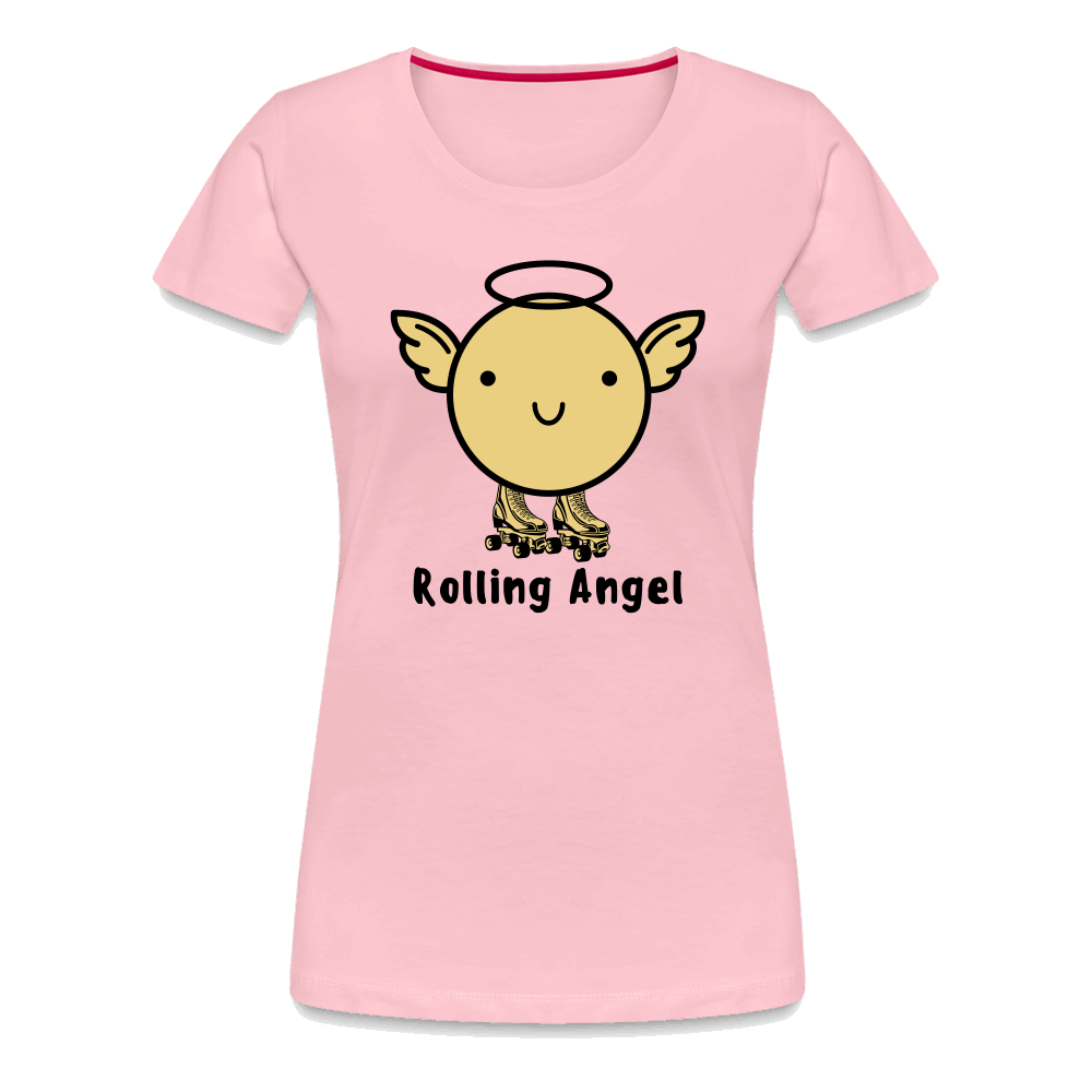 Rolling Angel Premium T-Shirt - Hellrosa