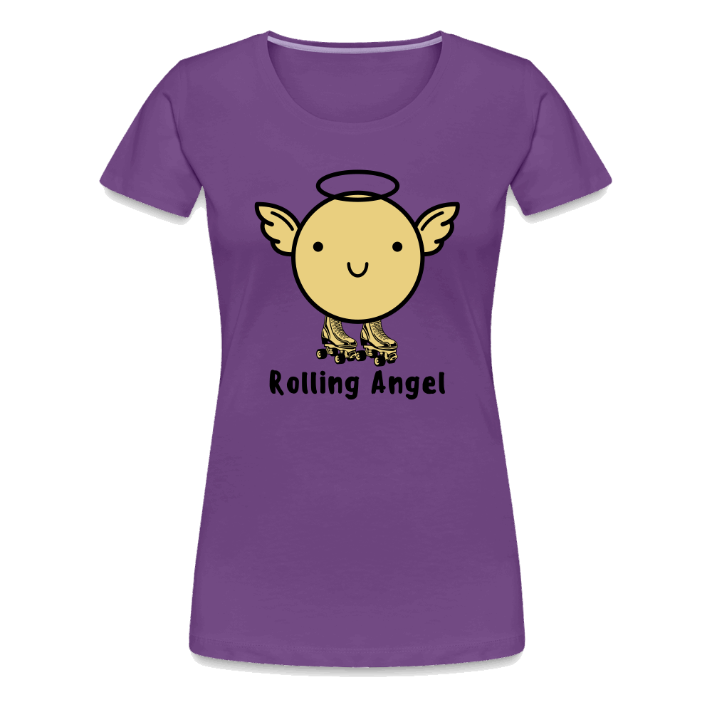 Rolling Angel Premium T-Shirt - Lila