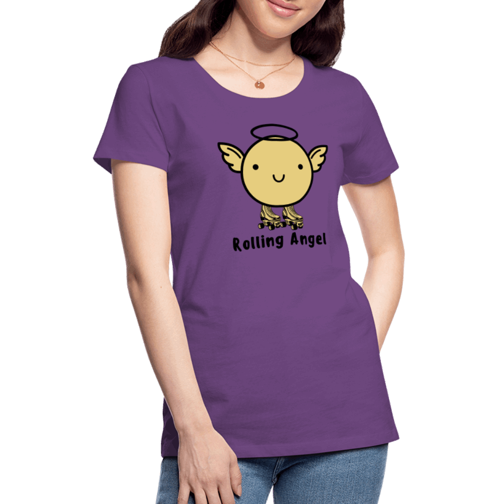 Rolling Angel Premium T-Shirt - Lila