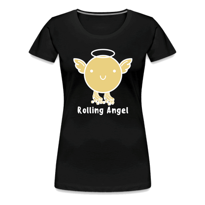 Dark Rolling Angel Premium T-Shirt - Schwarz