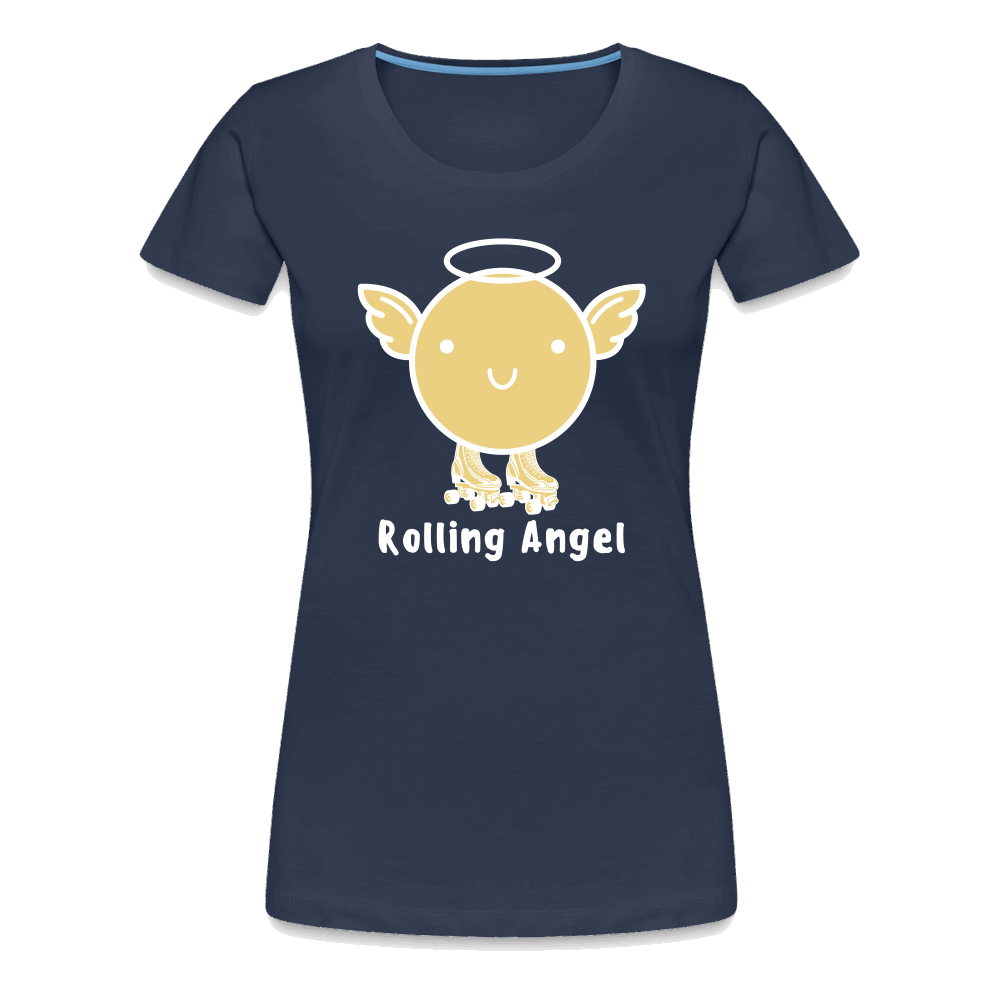 Dark Rolling Angel Premium T-Shirt - Navy