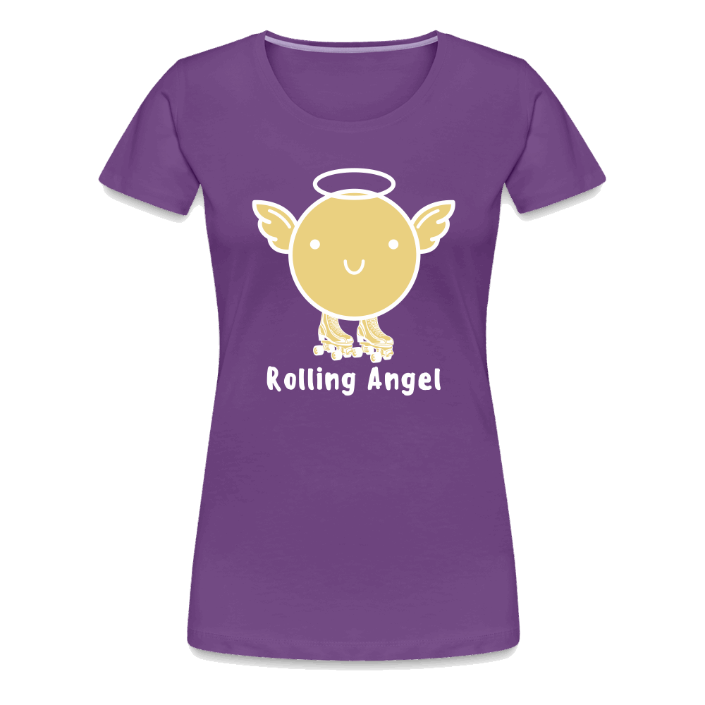 Dark Rolling Angel Premium T-Shirt - Lila