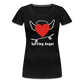 Dark Surfing Angel Premium T-Shirt - Schwarz