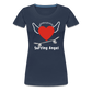 Dark Surfing Angel Premium T-Shirt - Navy