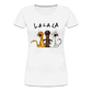 Lalala Premium T-Shirt - weiß