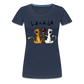 Lalala Premium T-Shirt - Navy