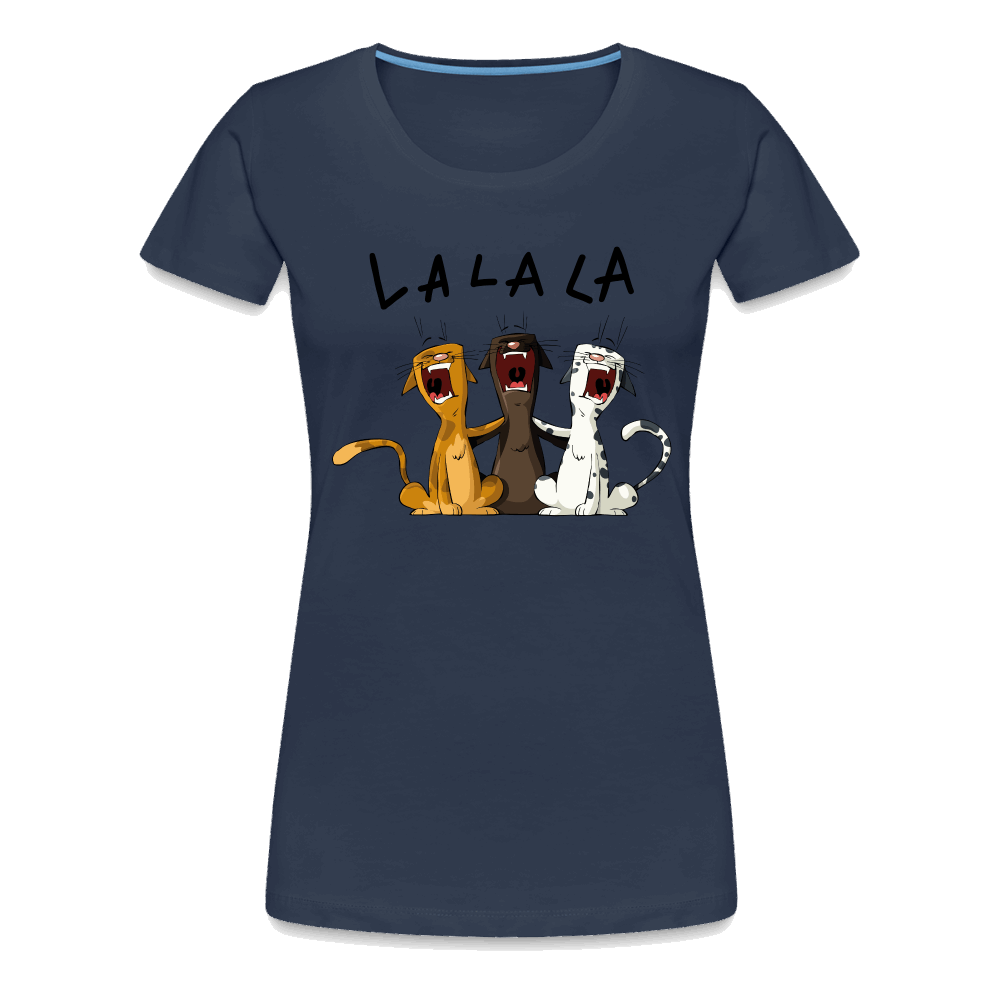 Lalala Premium T-Shirt - Navy