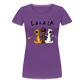 Lalala Premium T-Shirt - Lila