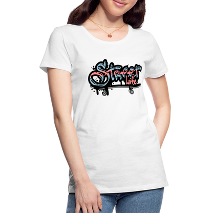 Street Life Premium T-Shirt - weiß