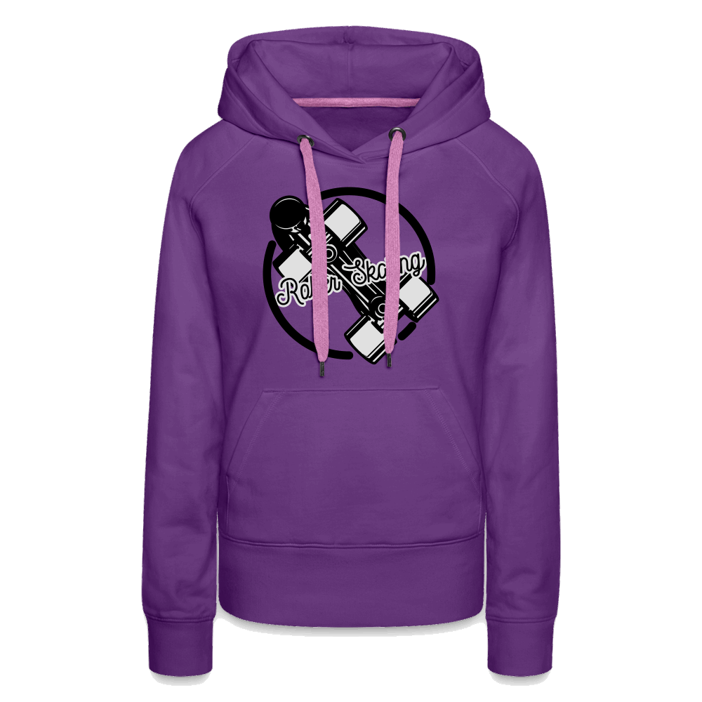 Roller Skating Premium Hoodie - Purple