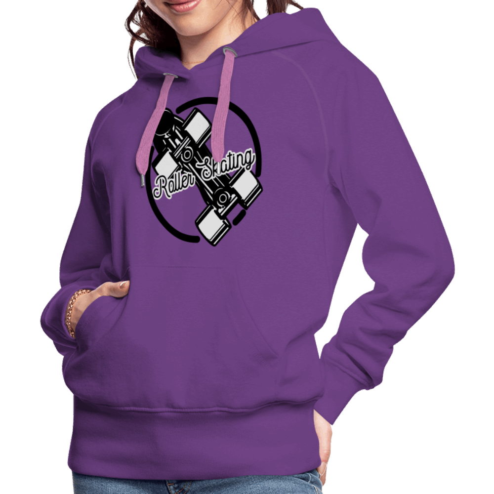 Roller Skating Premium Hoodie - Purple