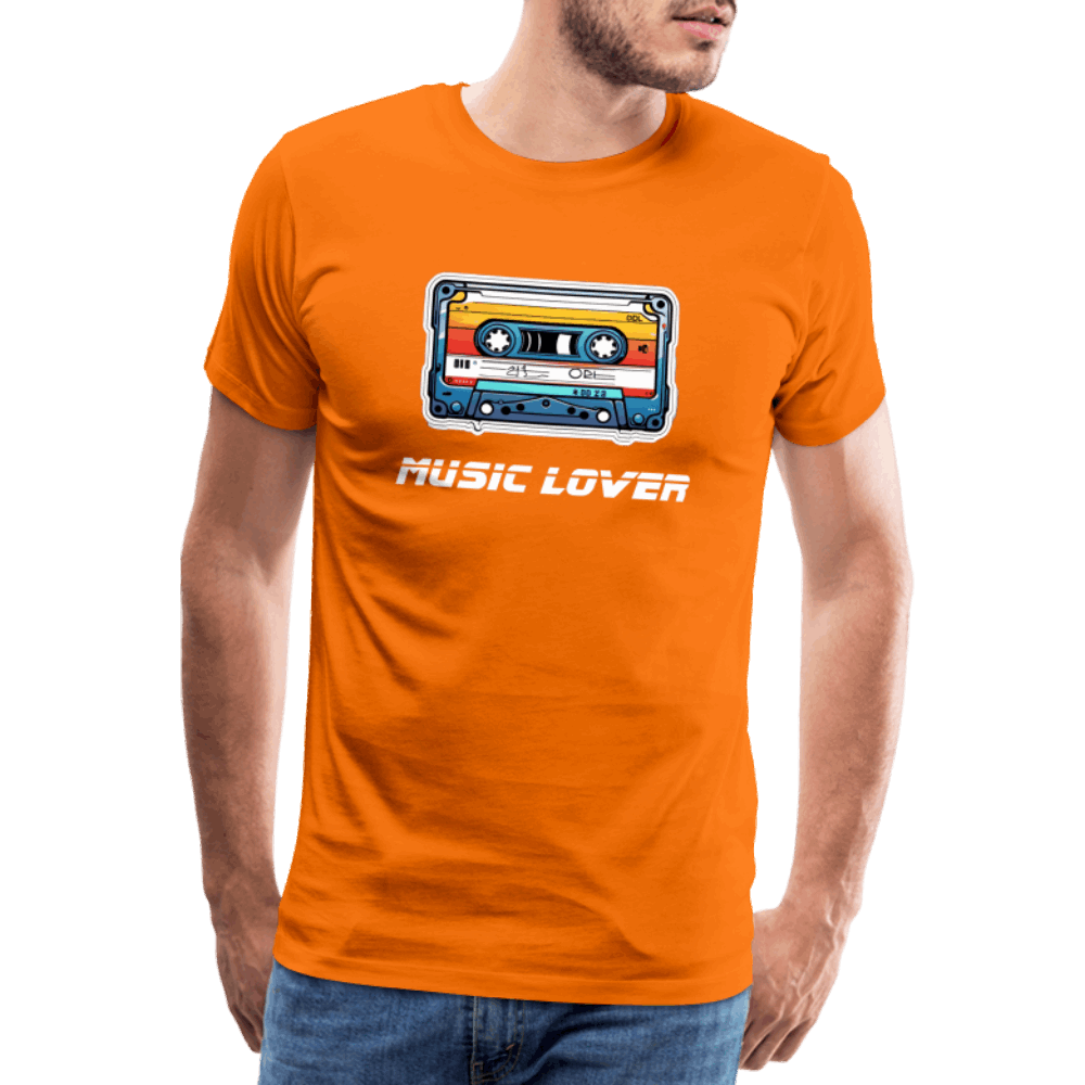 Männer Premium T-Shirt - Orange