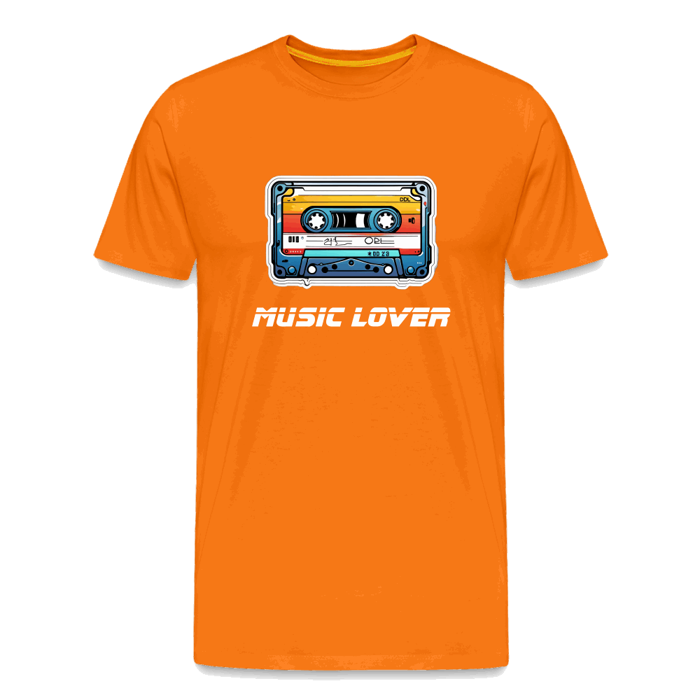 Männer Premium T-Shirt - Orange