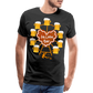 Prater Bier Liebe Männer Premium T-Shirt - Schwarz